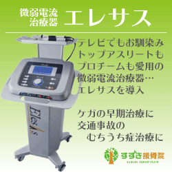 微弱電流治療器「エレサス」画像