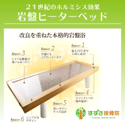 21世紀ホルミシス効果 岩盤ヒーターベッド画像